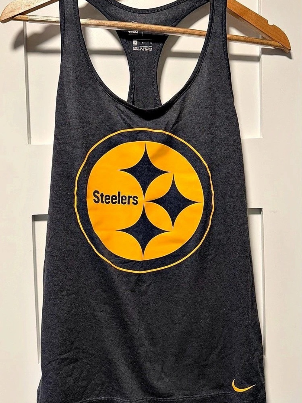 Nike Steelers Dri-FIT Tank in Black Size Medium